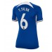 Billige Chelsea Thiago Silva #6 Hjemmebane Fodboldtrøjer Dame 2023-24 Kortærmet